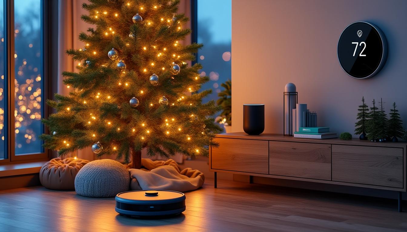 découvrez nos offres de noël 2025 avec des idées cadeaux domotique innovantes. profitez des meilleures promotions dès le 1er décembre pour transformer votre maison intelligente.